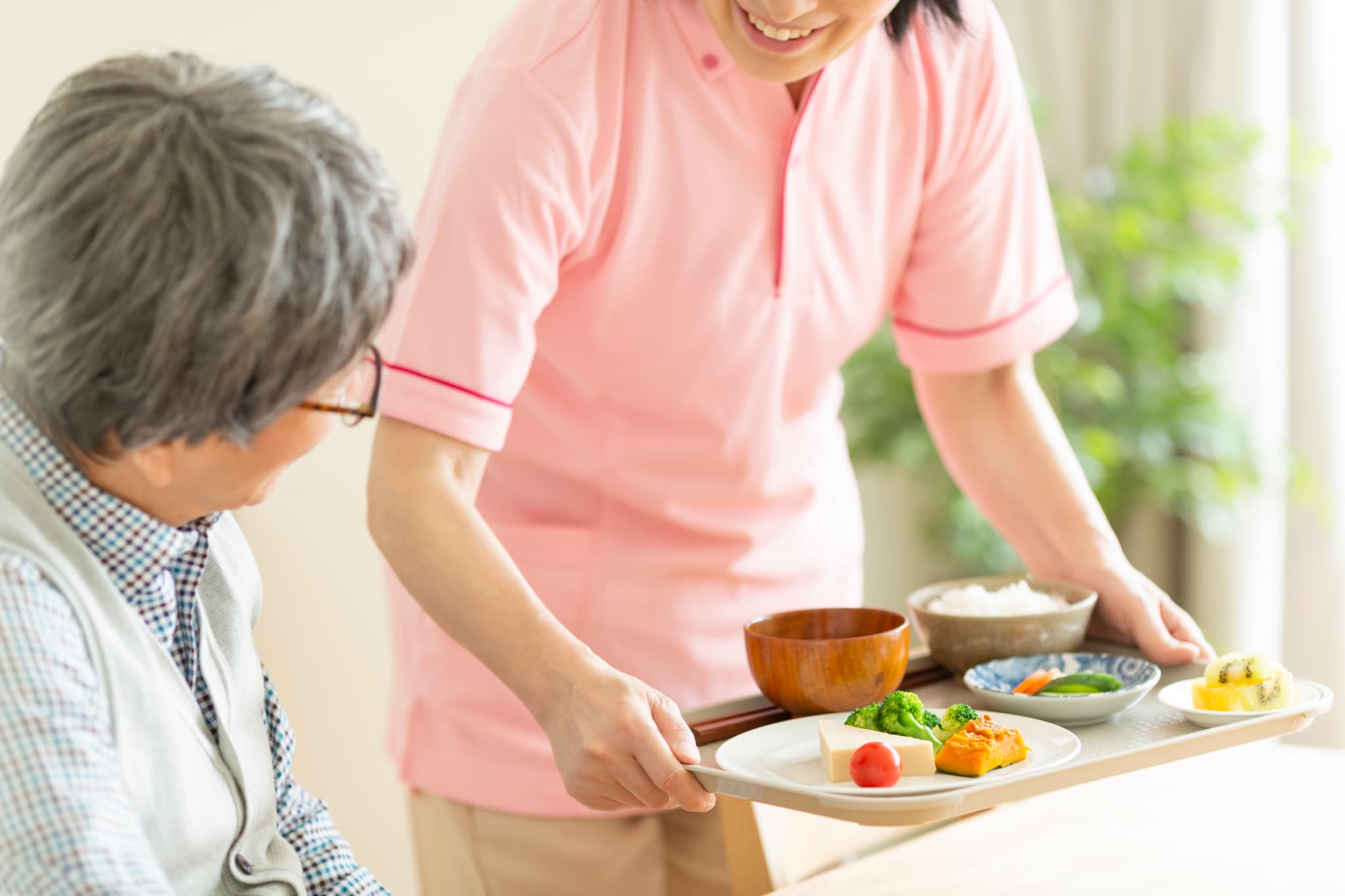 食事提供の写真